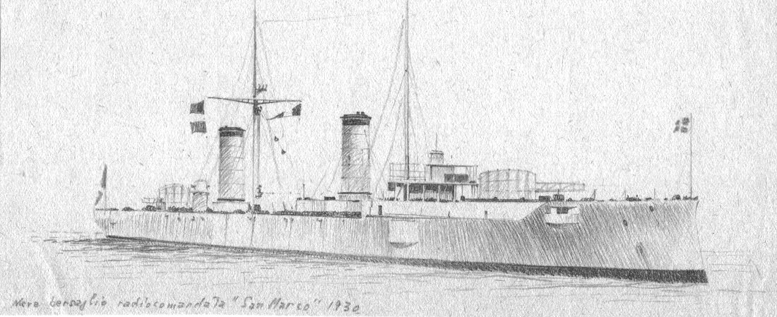1930 - Nave bersaglio radiocomandata 'San Marco'